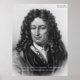 Von Leibniz Happiness Of Another Poster Prints