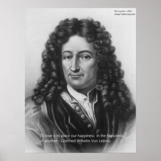 Von Leibniz Happiness Of Another Poster Prints (Front)