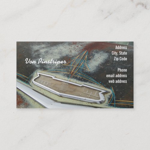 Von Pinstriper Business Card Templates