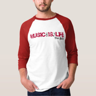 Von Punk men's 3/4 length sleeve. T-Shirt