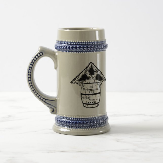 VON SCHMAUSEN BIER BEER STEIN (Left)