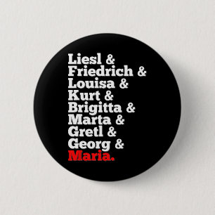Von Trapp Family Singers Sound Of Music  Button
