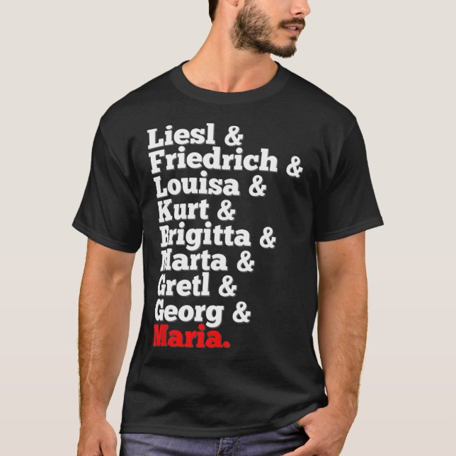 Von Trapp Family Singers Sound Of Music  T-Shirt (Front)