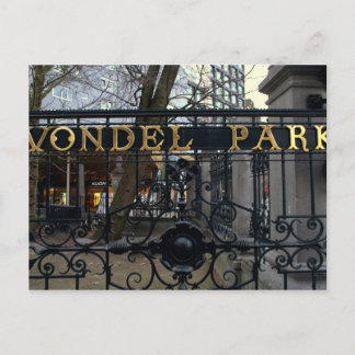Vondel Park, Amsterdam Postcard