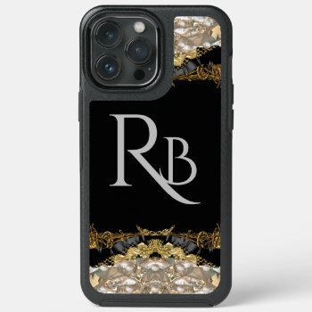 Vonrowess Create Your Own Monogram  Protection Iphone 13 Pro Max Case by LiquidEyes at Zazzle