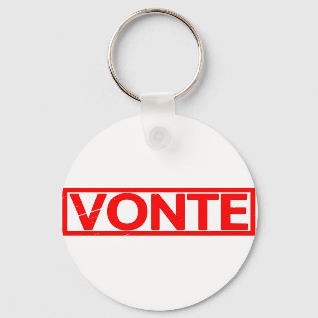 Vonte Stamp Keychain (Front)