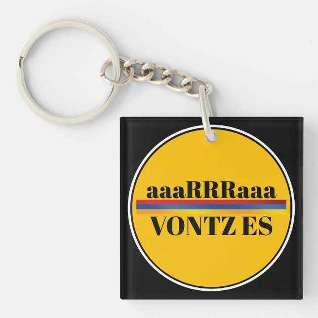 Vontz Es Keychain (Front)