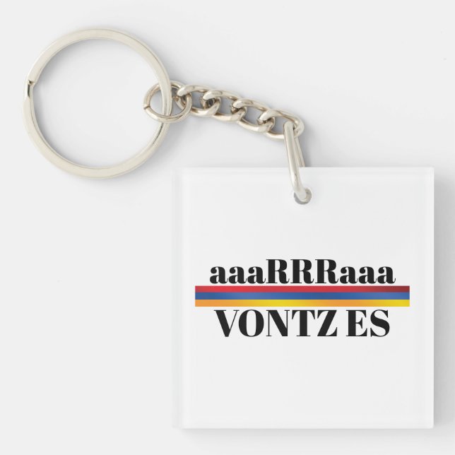 Vontz Es Keychain (Front)