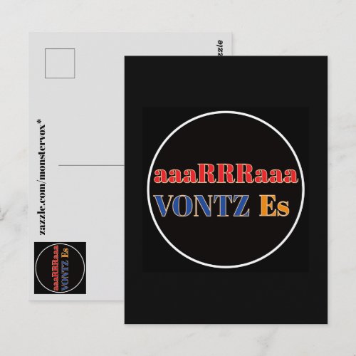 Vontz Es Postcard