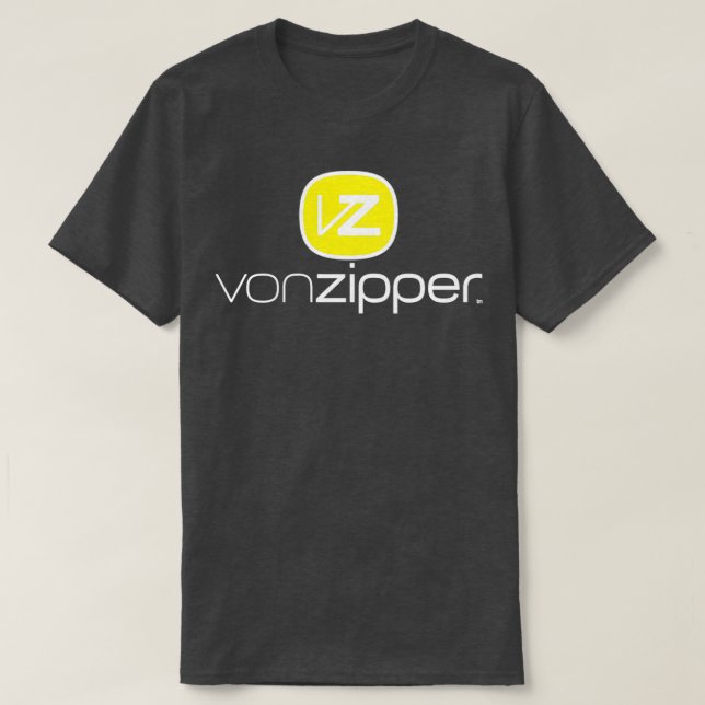 Vonzipper White VZ T-Shirt (Design Front)