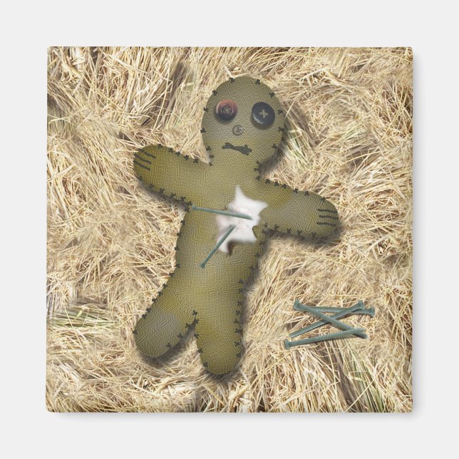 Voo Doo Doll - Interactive (Move the Pins) Magnet (Front)