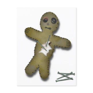Voo Doo Doll - Interactive Postcard