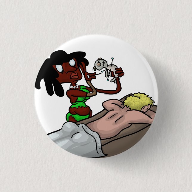 Voodoo Acupuncture Pinback Button