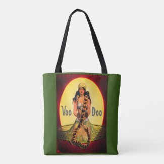 Voodoo Art Deco Design Tote Bag