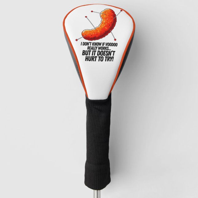 Voodoo Cheese Puff - Anti Trump Joke Golf Head Cover (Front)