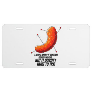 Voodoo Cheese Puff - Anti Trump Joke License Plate