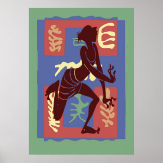 Voodoo Dancer After Matisse Poster
