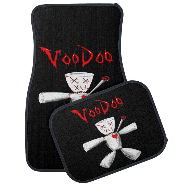 VOODOO DOLL CAR FLOOR MAT (Set)
