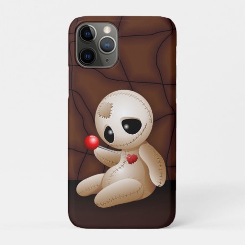 Voodoo Doll Cartoon in Love iPhone 11 Pro Case