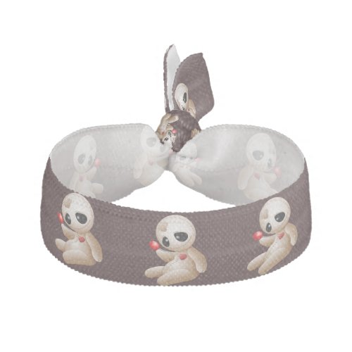 Voodoo Doll Cartoon in Love Elastic Hair Tie