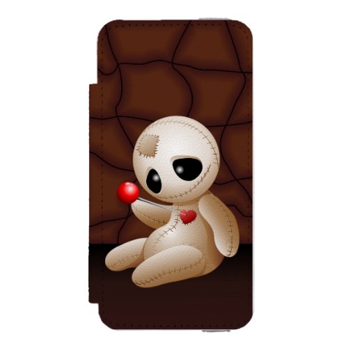 Voodoo Doll Cartoon in Love iPhone SE55s Wallet Case