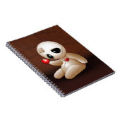 Voodoo Doll Cartoon in Love Notebook (Right Side)