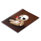 Voodoo Doll Cartoon in Love Notebook (Left Side)