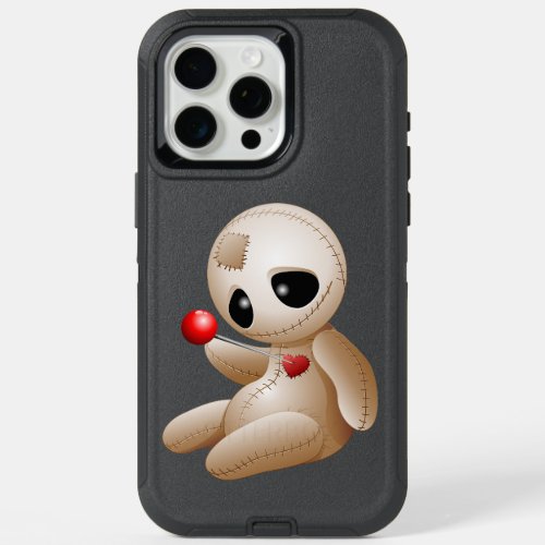 Voodoo Doll Cartoon in Love iPhone 15 Pro Max Case