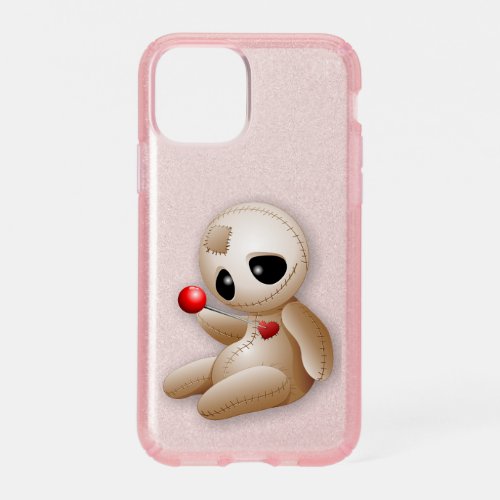 Voodoo Doll Cartoon in Love Speck iPhone 11 Pro Case