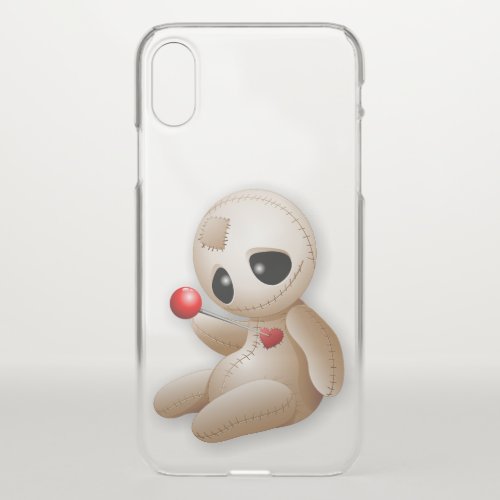 Voodoo Doll Cartoon in Love iPhone XS Case