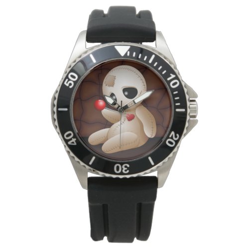 Voodoo Doll Cartoon in Love Watch