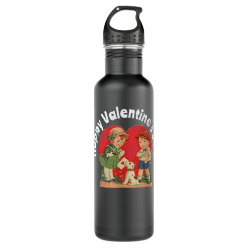 Voodoo Doll Couple Anti Happy Valentines Day Lover Stainless Steel Water Bottle