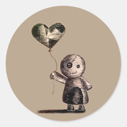 VooDoo Doll in Love Stickers