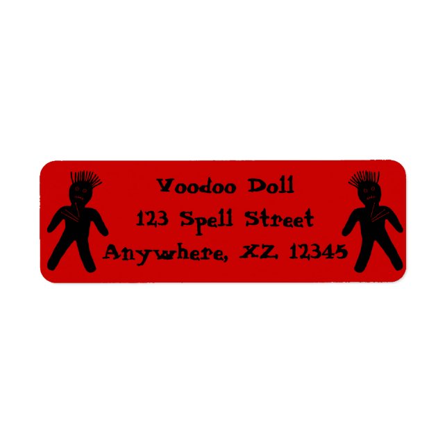 Voodoo Doll Label (Front)