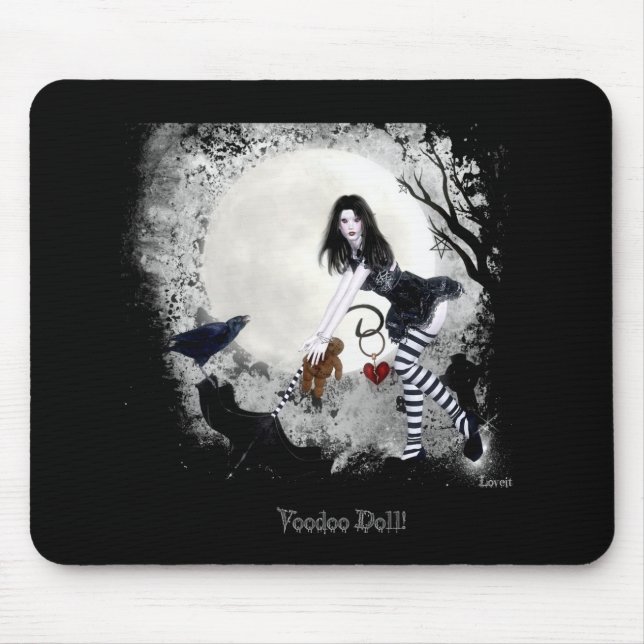 Voodoo Doll Mouse Pad (Front)