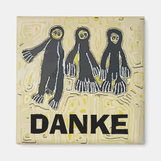 Voodoo Doll, THANKS, Personalize Magnet