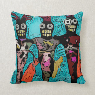 Voodoo Dolls Art Pillow