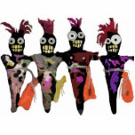 Voodoo Dolls Cutout<br><div class="desc">4 standing Voodoo dolls design by Denise Alvarado.</div>
