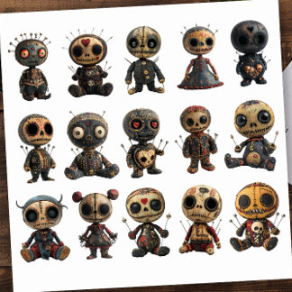 Voodoo Dolls Sticker