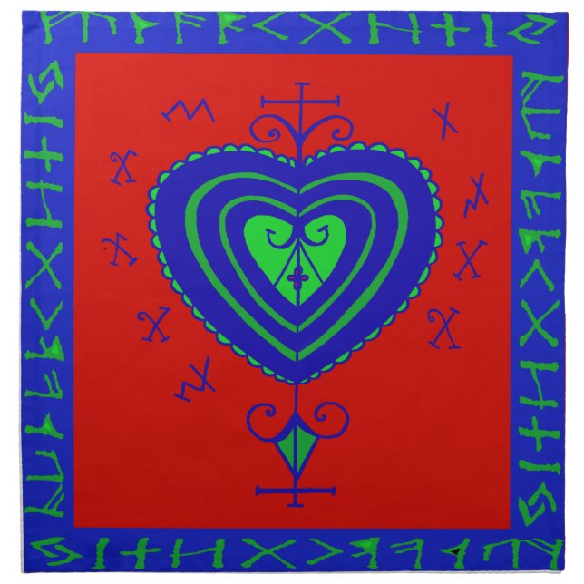 VooDoo Earthly Mother Napkin (Front)