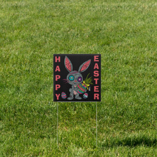 Voodoo Easter Bunny Sign