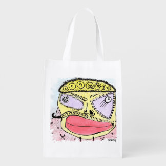 Voodoo Face Reusable Grocery Bag