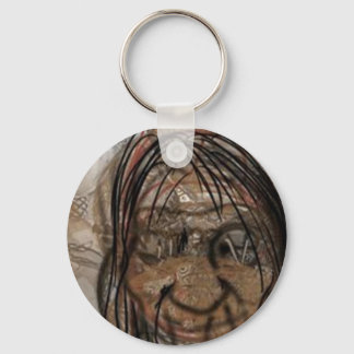 Voodoo Head Keychain