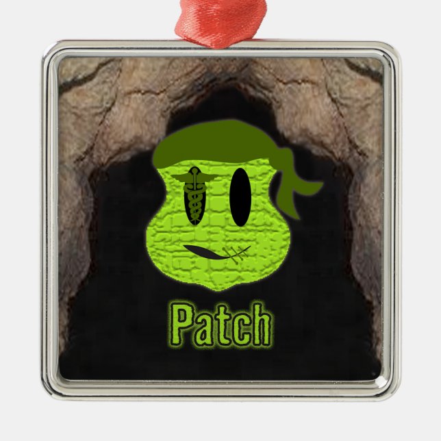 Voodoo Heads ~ Cave Metal Ornament (Front)