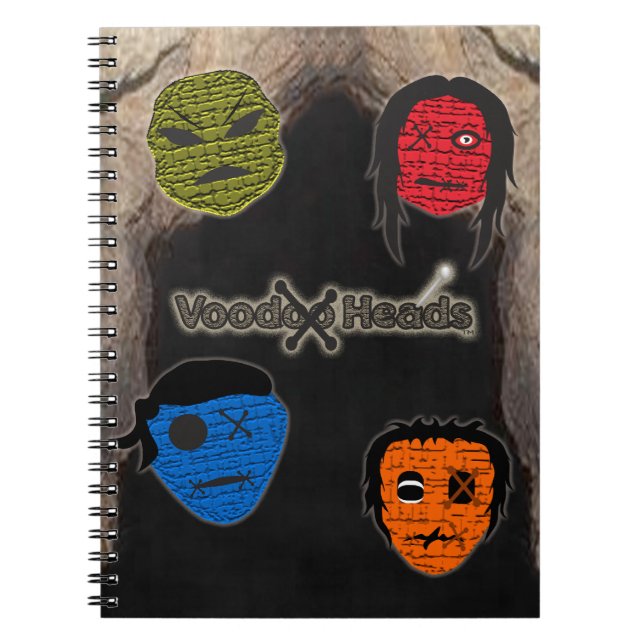 Voodoo Heads ~ Cave Notebook (Front)