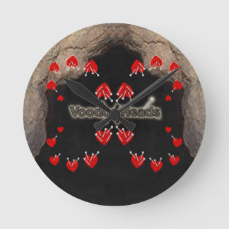 Voodoo Heads ~ Cave Round Clock