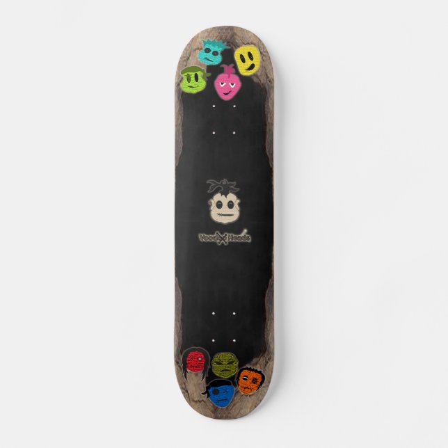 Voodoo Heads ~ Cave Skateboard Deck (Front)