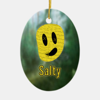 Voodoo Heads ~ Swamp Ceramic Ornament