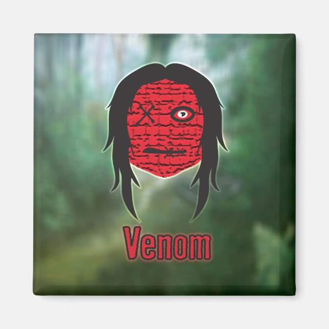 Voodoo Heads ~ Swamp Magnet (Front)