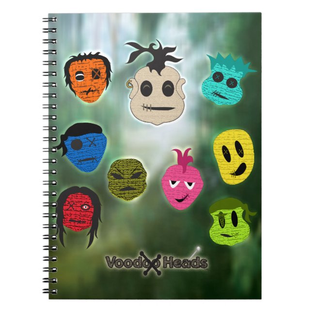 Voodoo Heads ~ Swamp Notebook (Front)